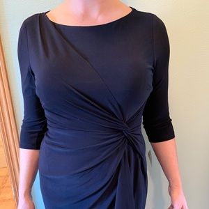 Chaps dark blue dress